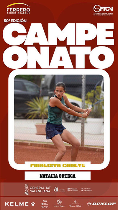 Natalia Ortega Campeonato de la Comunidad Valenciana Cadet