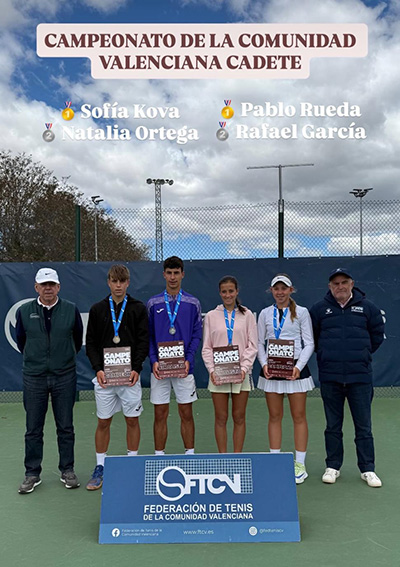 Natalia Ortega Campeona en la modalidad de Dobles