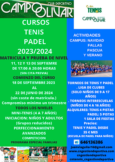 Torneo interescuelas CnTennis