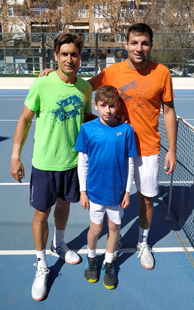 David Ferrer entrenamiento