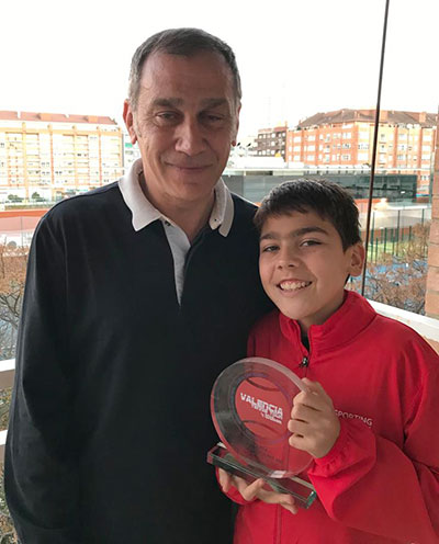 Jaime Planells subcampeón infantil