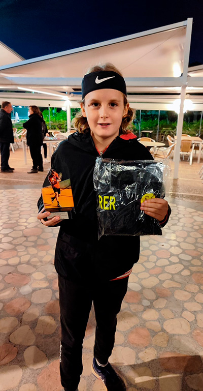 Martín Peiró en el torneo provincial del Club de Tenis Valencia