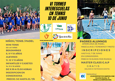 Torneo interescuelas CnTennis