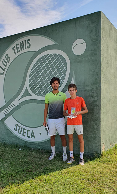 Vicente Quevedo subcampeón del torneo tecnifibre de Sueca